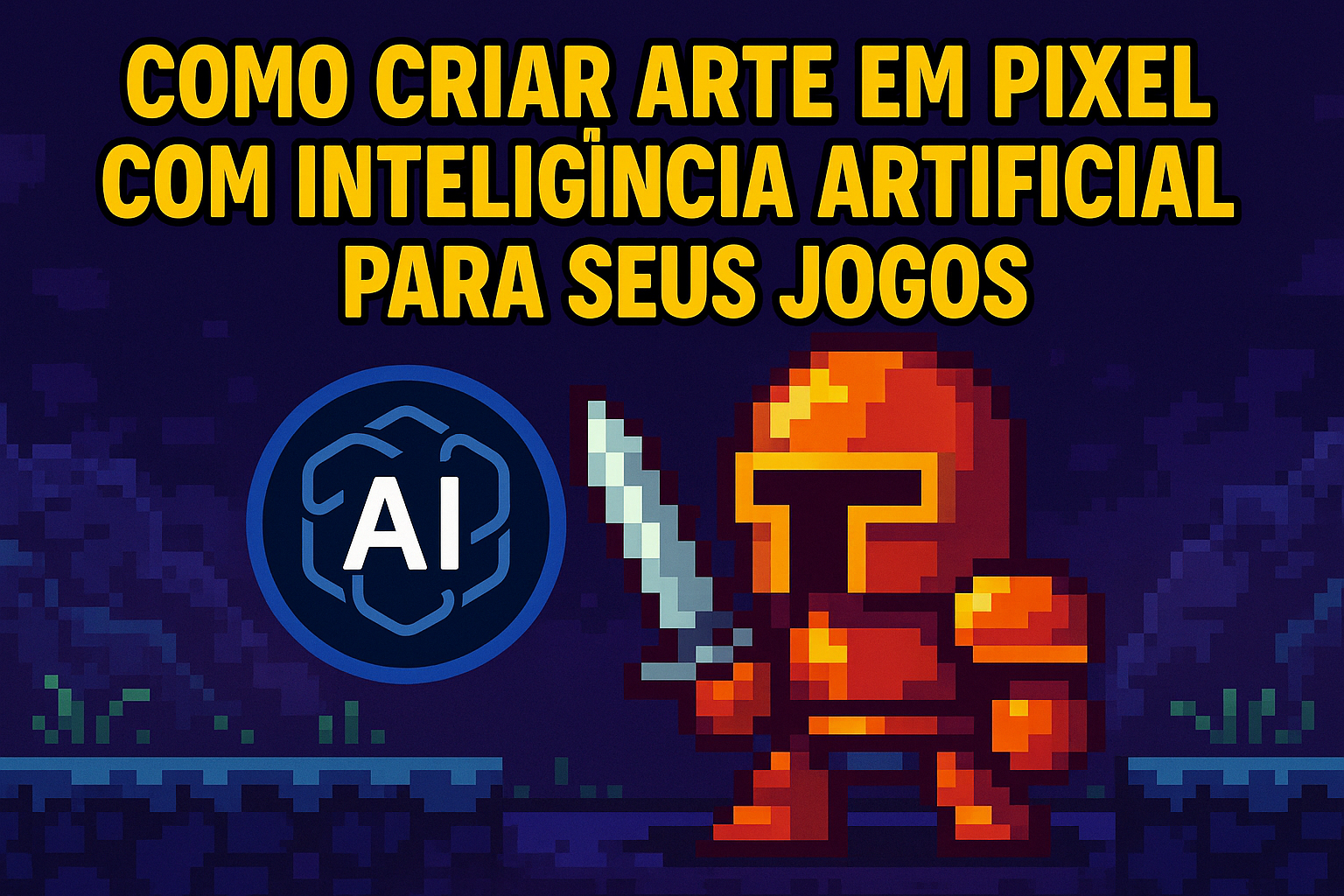 Como Criar Arte em Pixel com Inteligência Artificial para Seus Jogos