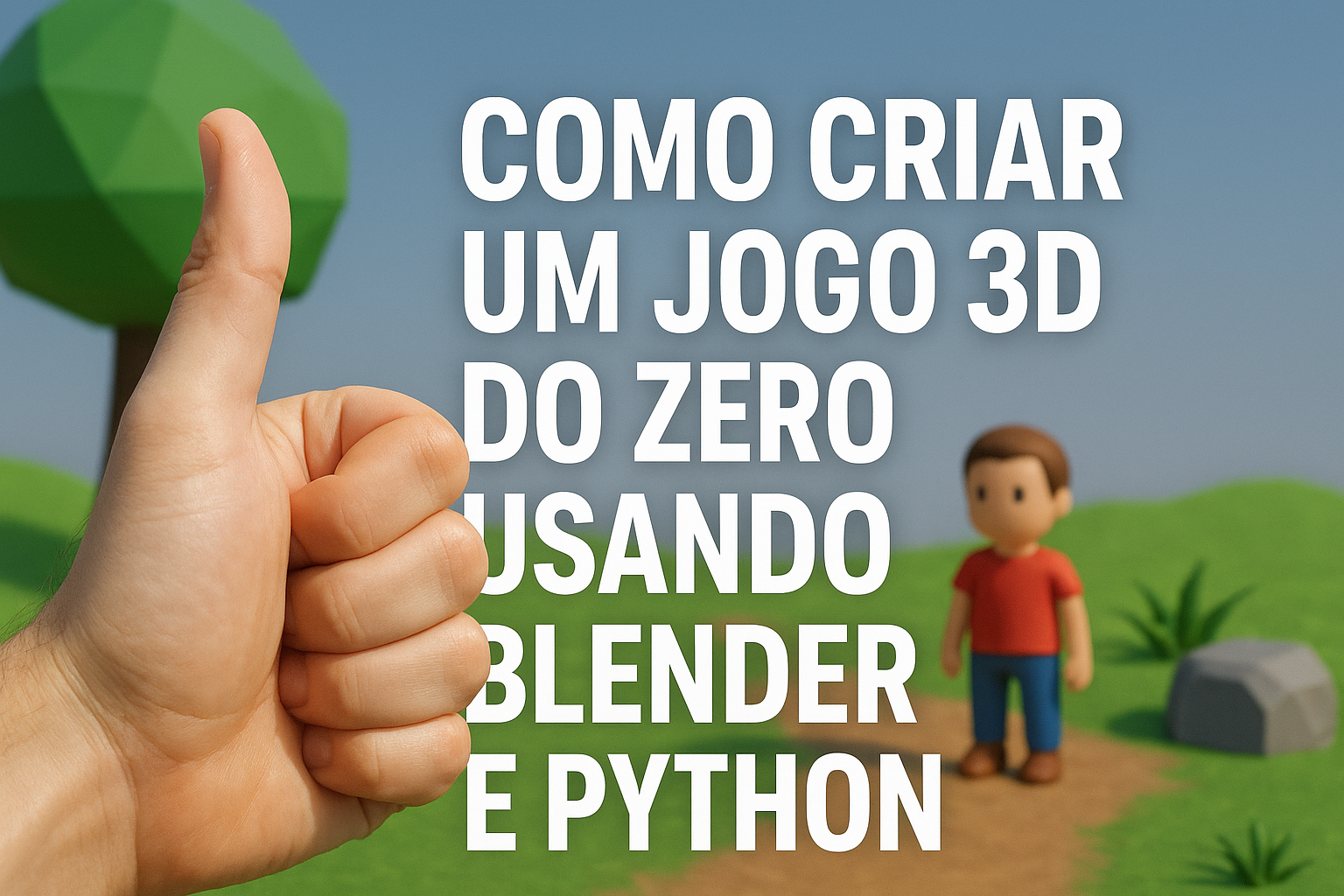 Como Criar um Jogo 3D do Zero Usando Blender e Python