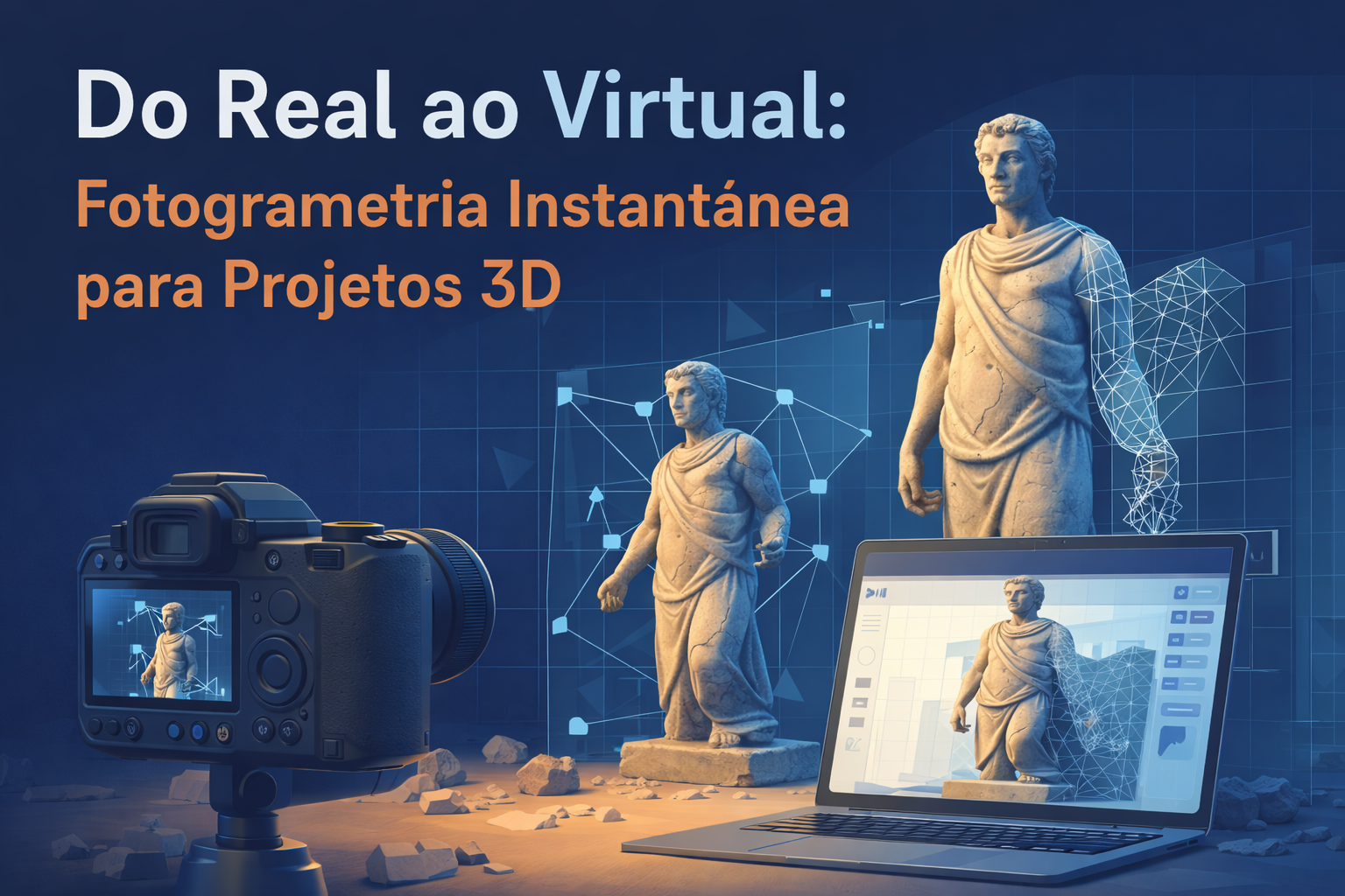 Do Real ao Virtual: Fotogrametria Instantânea para Projetos 3D